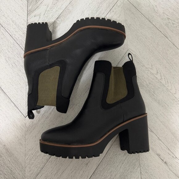 Chinese Laundry | Good Day Black Platform Ankle Boots - Size 10 - Picture 11 of 15